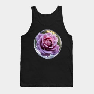 Rose in the glass ball Tank Top